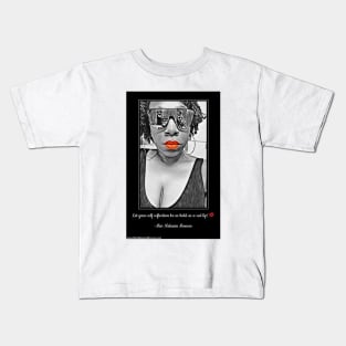 Bold Red Lip Kids T-Shirt